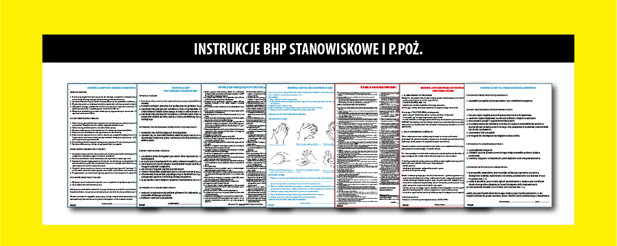 Mój DoM Bis » Instrukcje bhp stanowiskowe i p.poż.